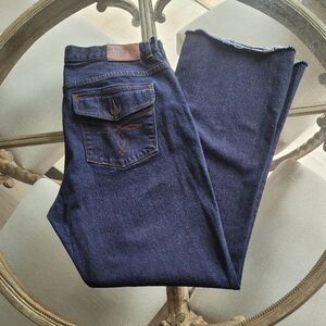 Ralph Lauren Dark Blue Flare Jeans Size 14